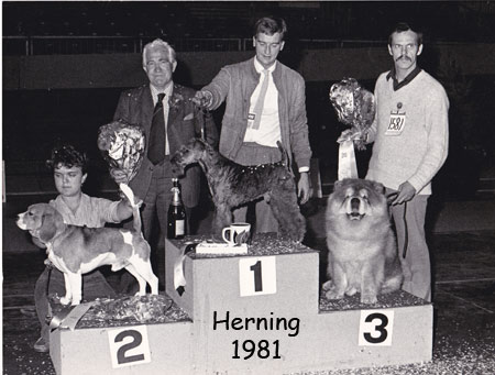 Ah Kirin Erjoka met Menno 3e Best in Show in  Herning